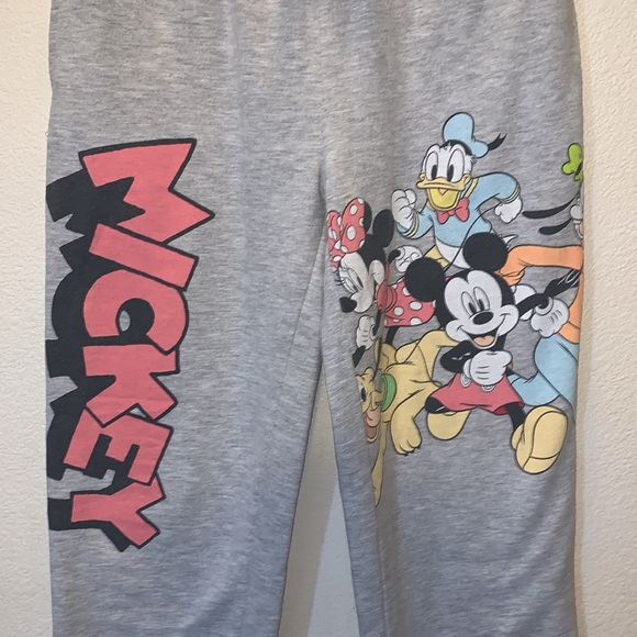 Disney Mickey Mouse Crew Goofy Donald Pluto jogger style sweatpants - Picture 4 of 9
